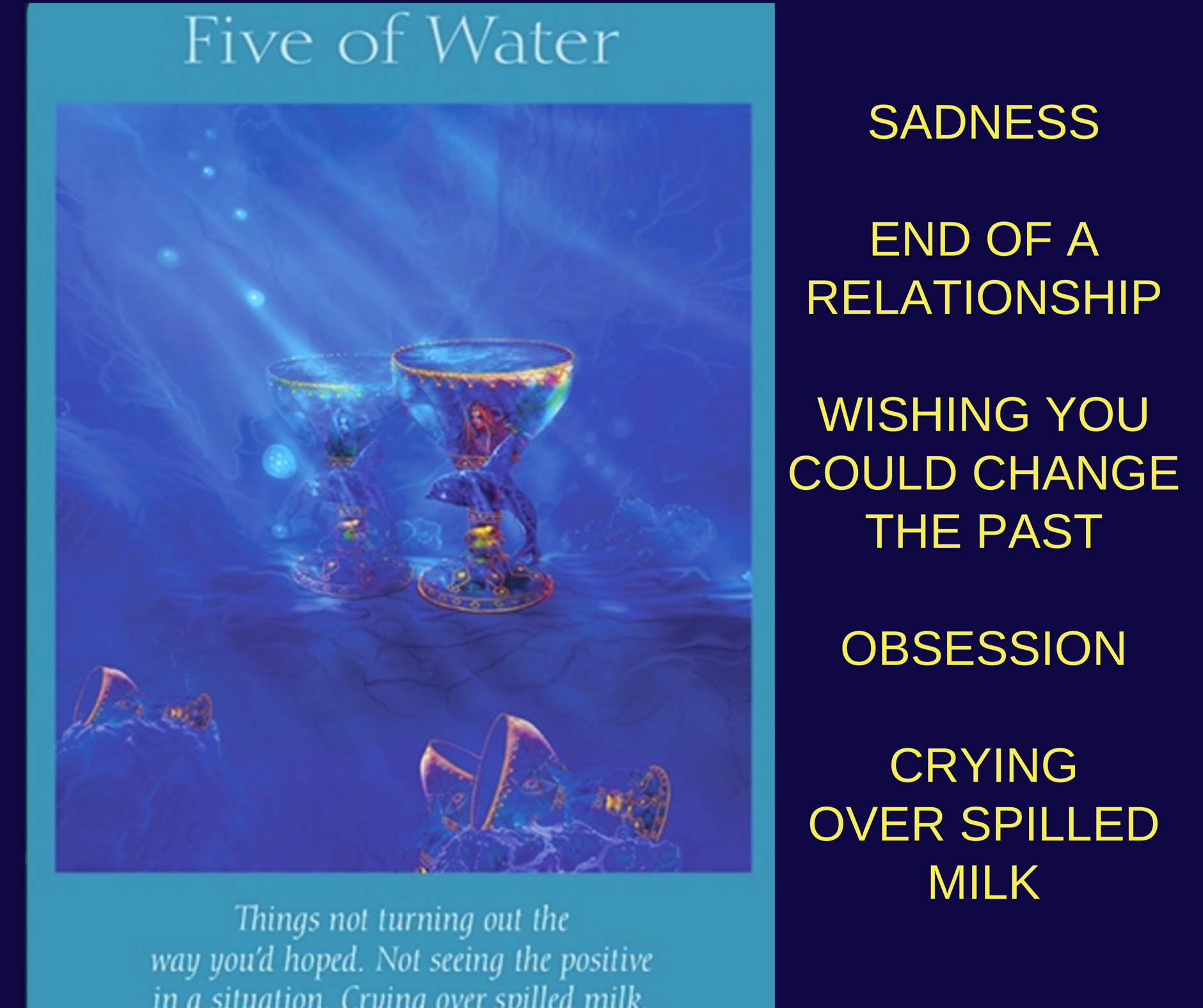 Five of Water Angel Tarot Card